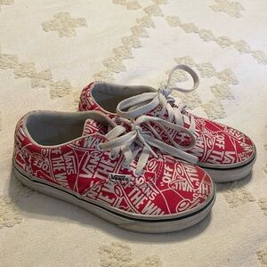 Boys vans shoes size 12